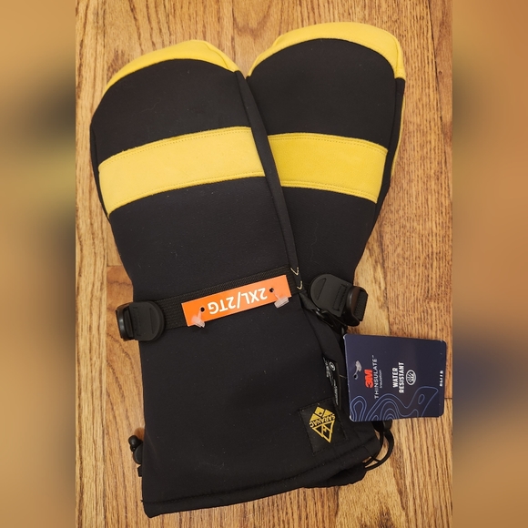 Saranac Winter Ski Gauntlet Mitten with Premium Deerskin Leather/Size: 2XL (NWT) - Picture 1 of 6